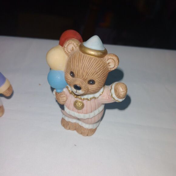 Homco Circus Bear Figurines #1449 Set of 4 Vintage Clown Bears w/ Stickers - Picture 2 of 7
